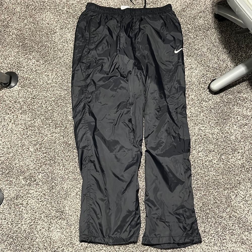 Nike black windbreaker pants